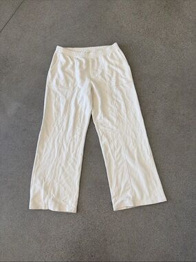 aerie Cream Cozy Knit Lounge Bottoms